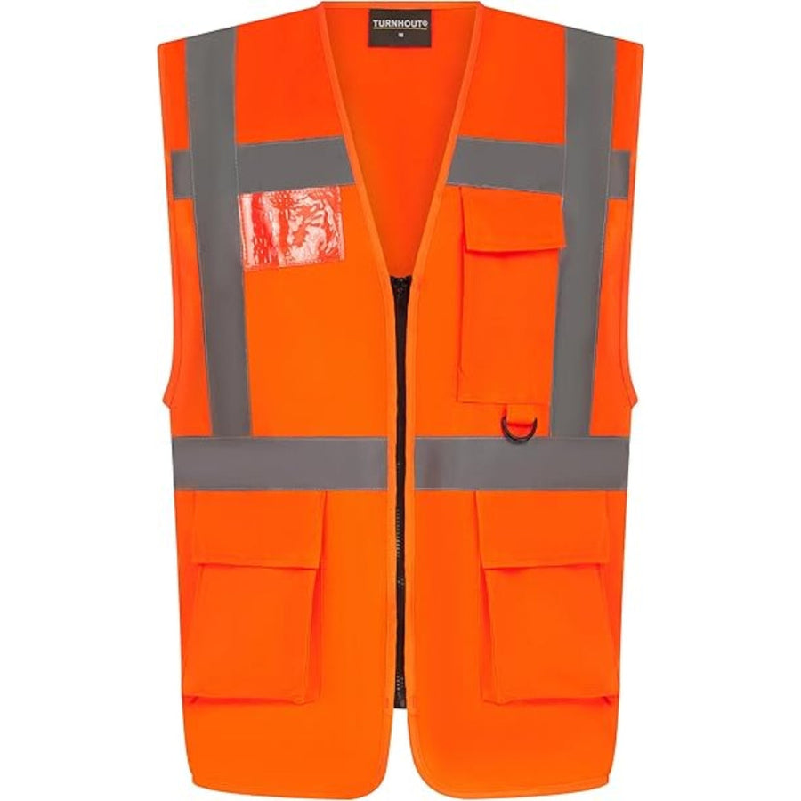 Hi Vis Reflective Safety Vest with Zipper