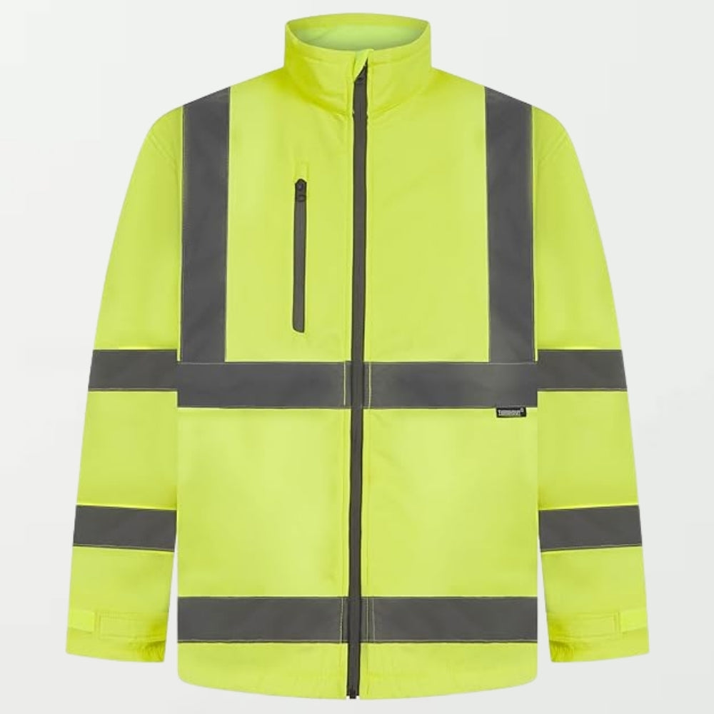 Hi Vis Men Softshell Jacket Long Sleeve