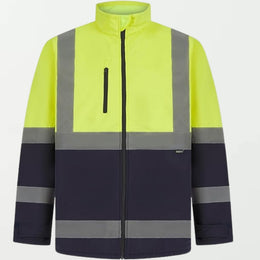 Hi Vis Men Softshell Jacket Long Sleeve