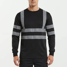 Hi Vis Long Sleeve Mens Tshirts - Men's