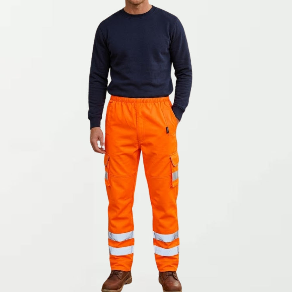Hi Vis Men's Trousers High Visibility Waterproof