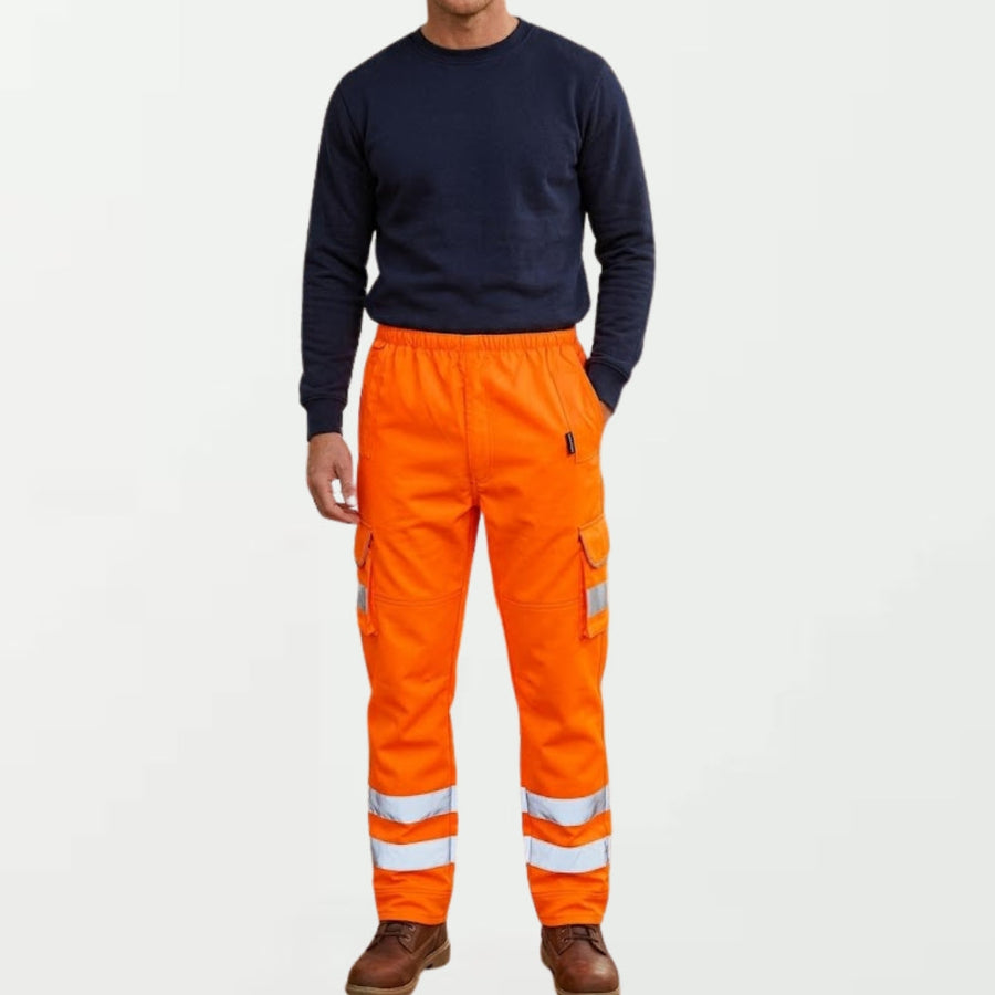 Hi Vis Men's Trousers High Visibility Waterproof