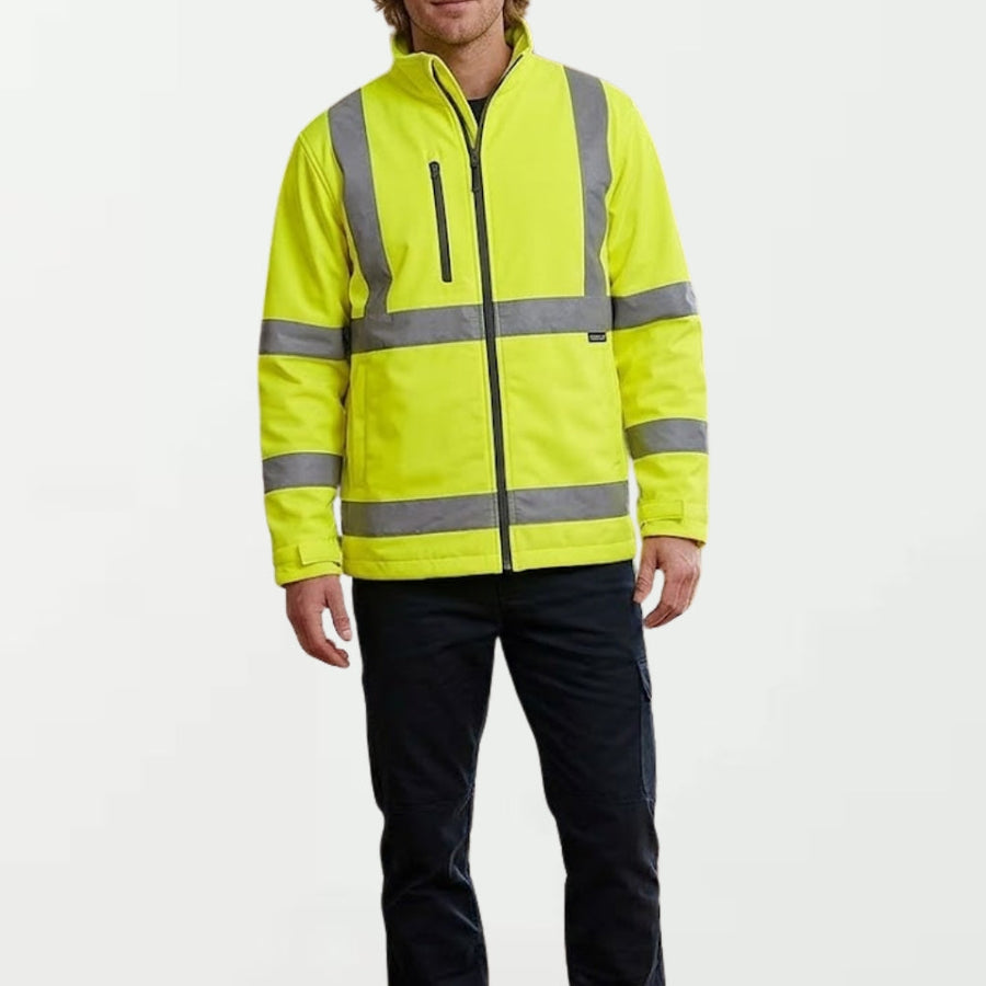 Hi Vis Men Softshell Jacket Long Sleeve
