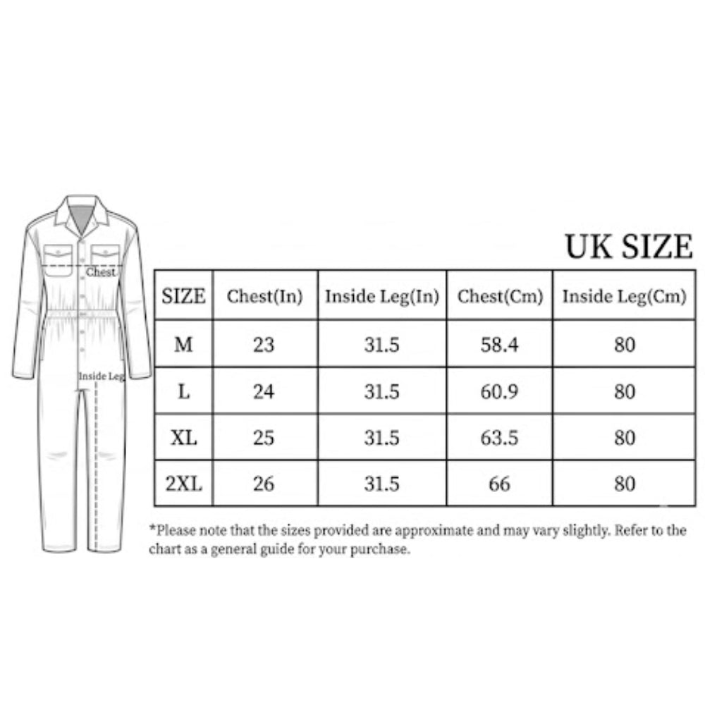 Mens Overall Workwear Suit