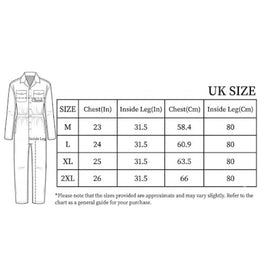 Mens Overall Workwear Suit